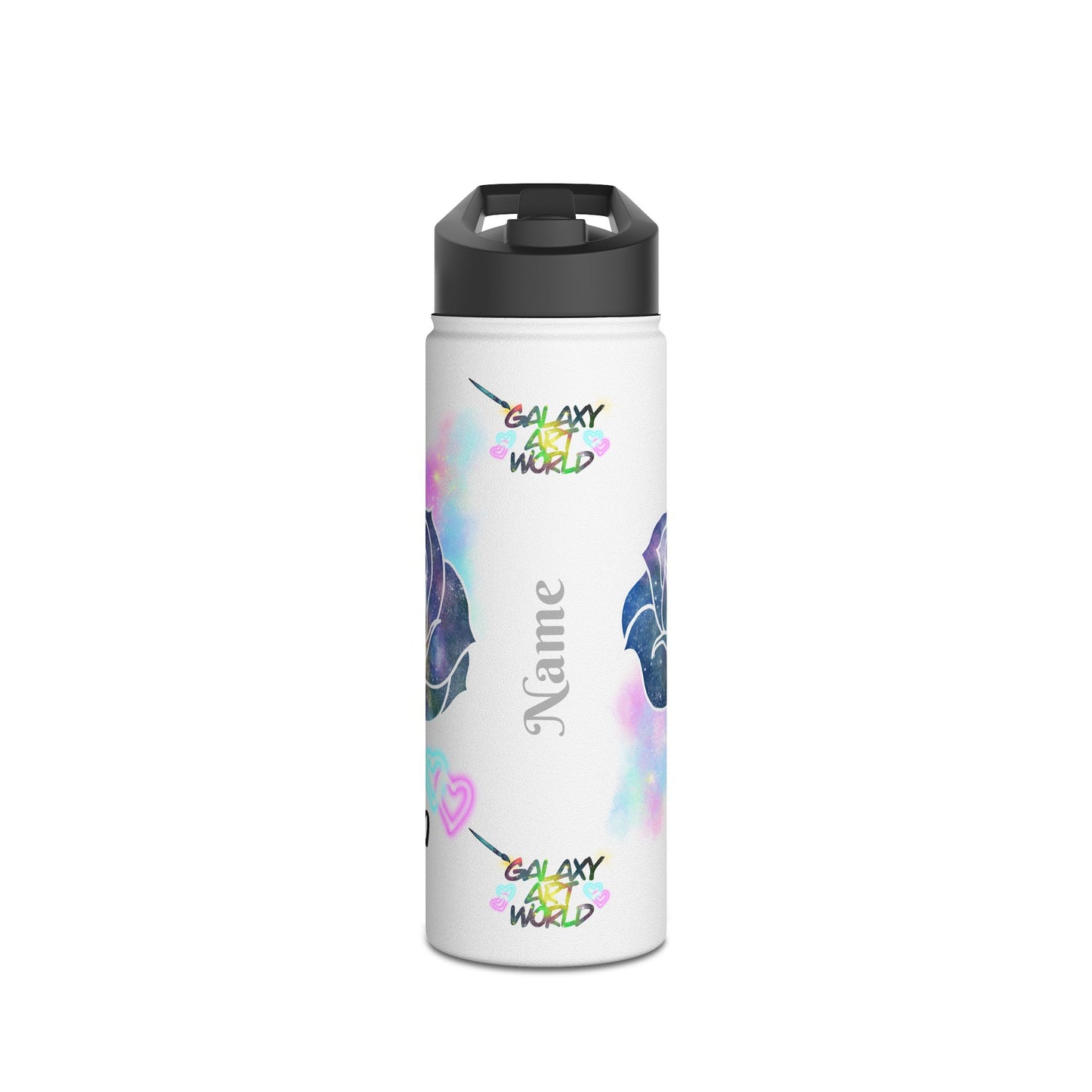Water Bottle - Rose Galaxy (2)