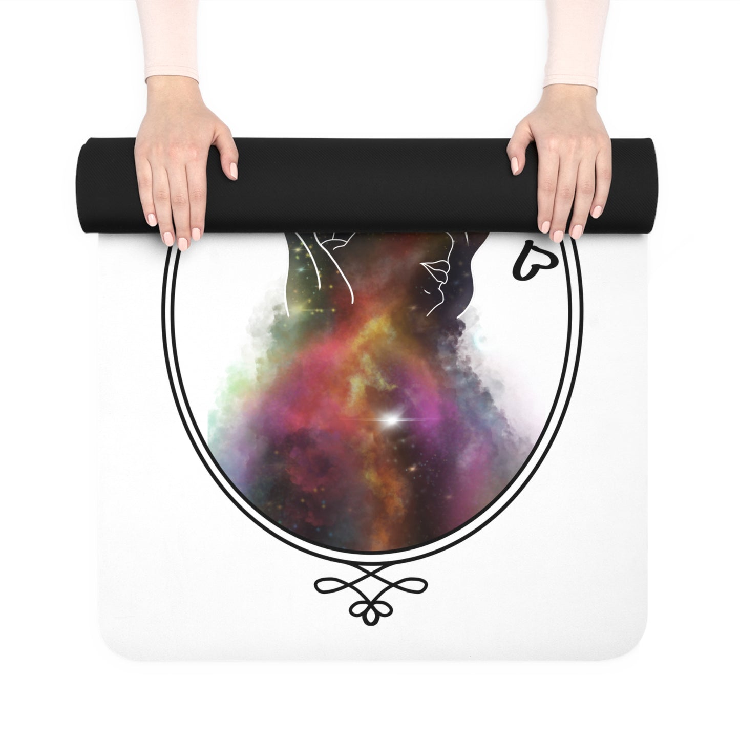 Yoga Mat - Divine Feminine Galaxy (4)