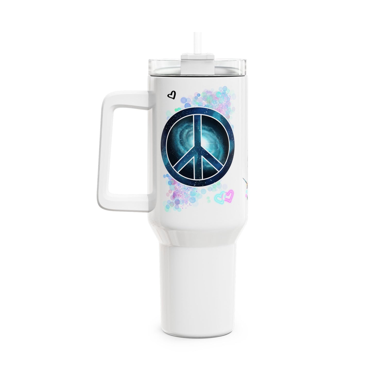 Tumbler - Peace Symbol Galaxy (8)