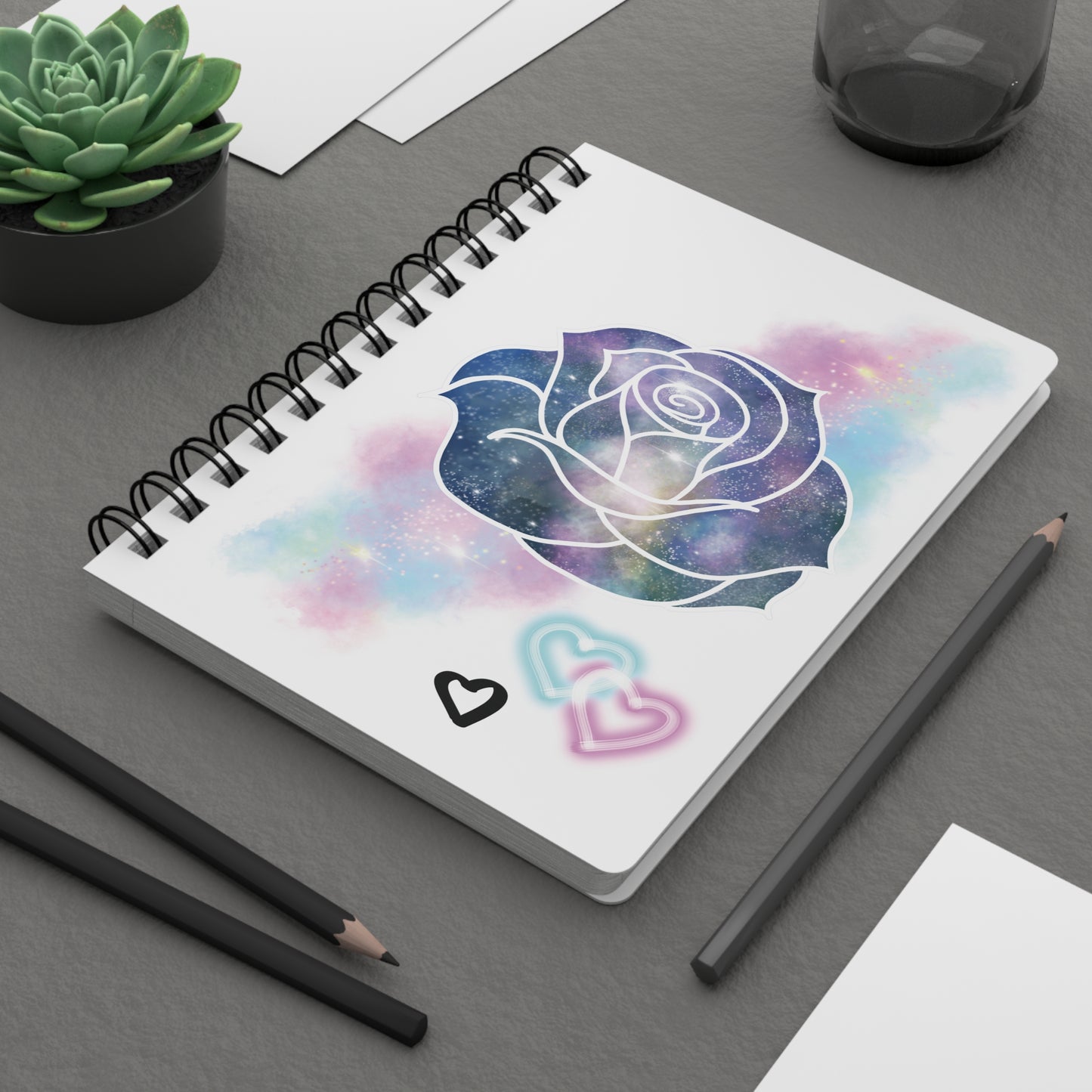 Notebook - Rose Galaxy (2)