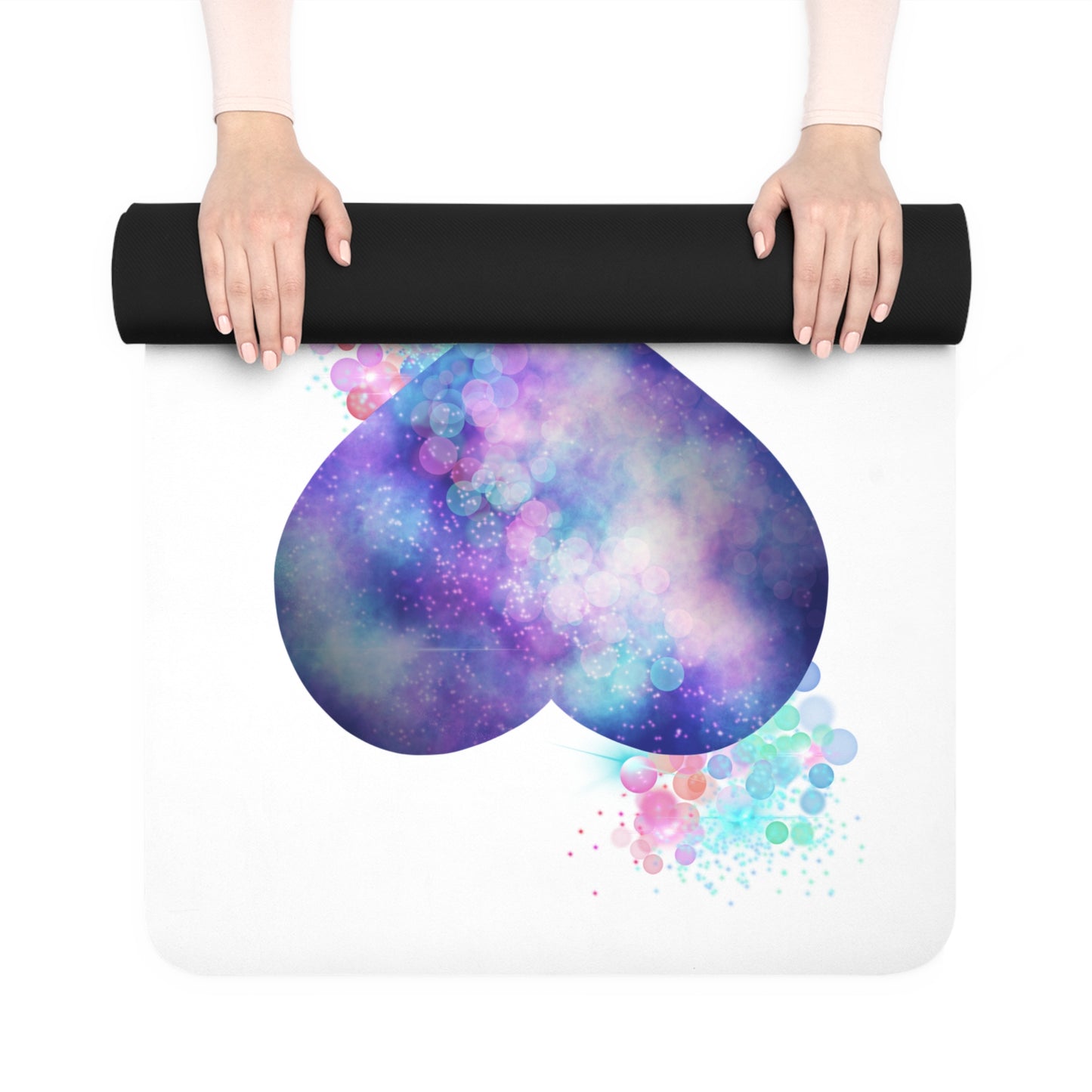 Yoga Mat - Heart Galaxy (1)