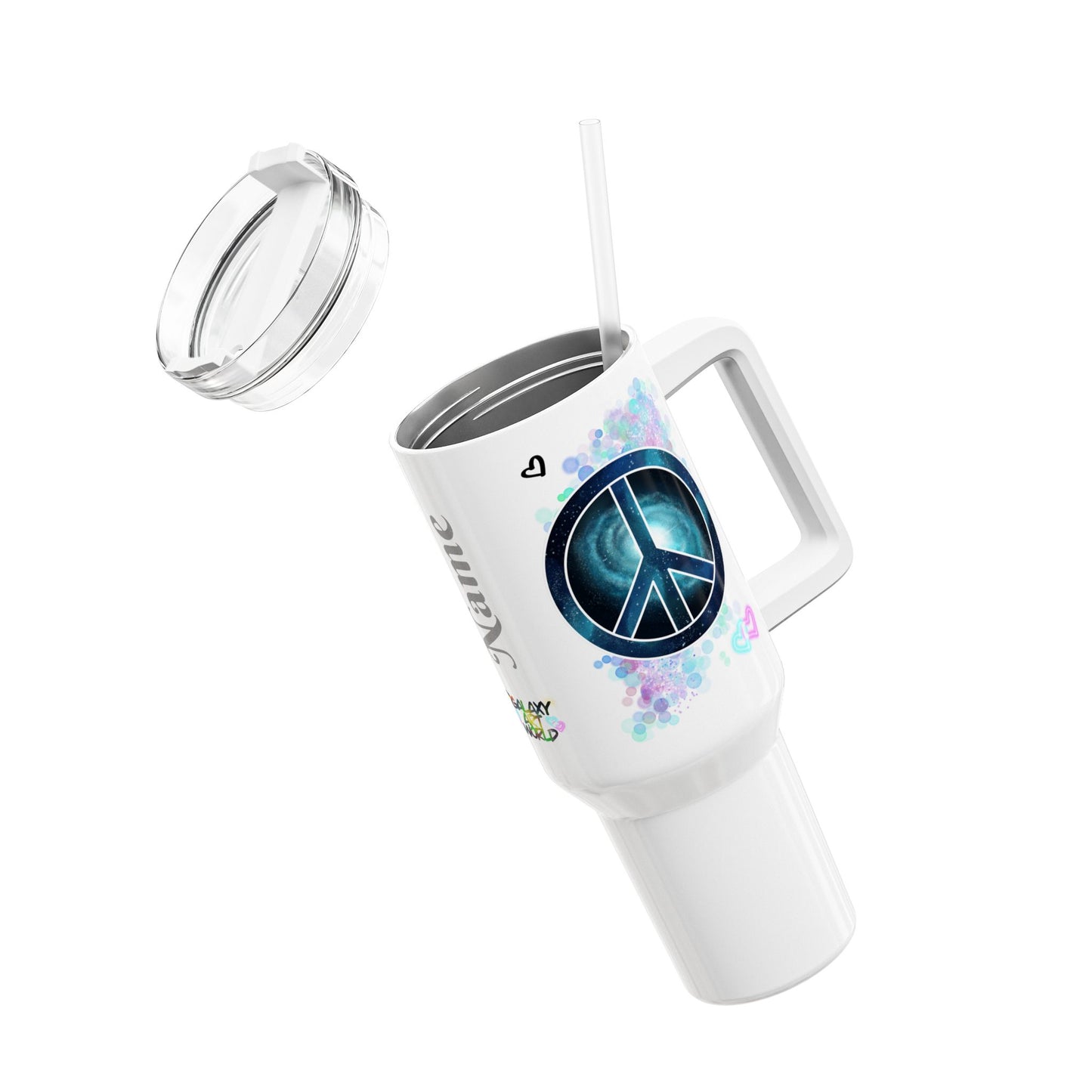 Tumbler - Peace Symbol Galaxy (8)