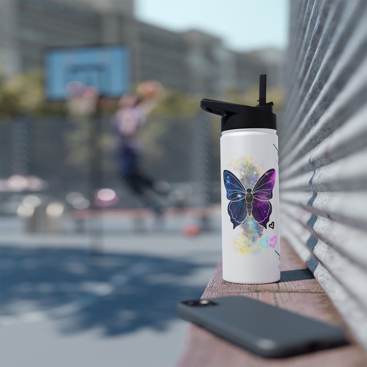 Water Bottle - Butterfly Galaxy (3)