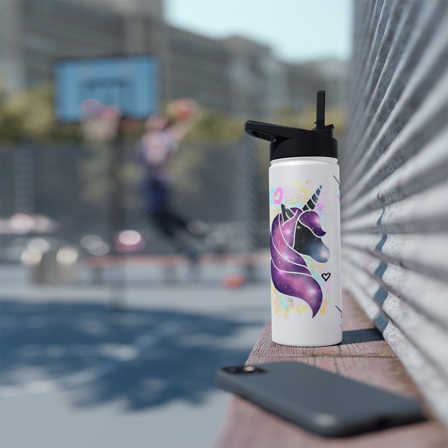 Water Bottle - Unicorn Galaxy (10)