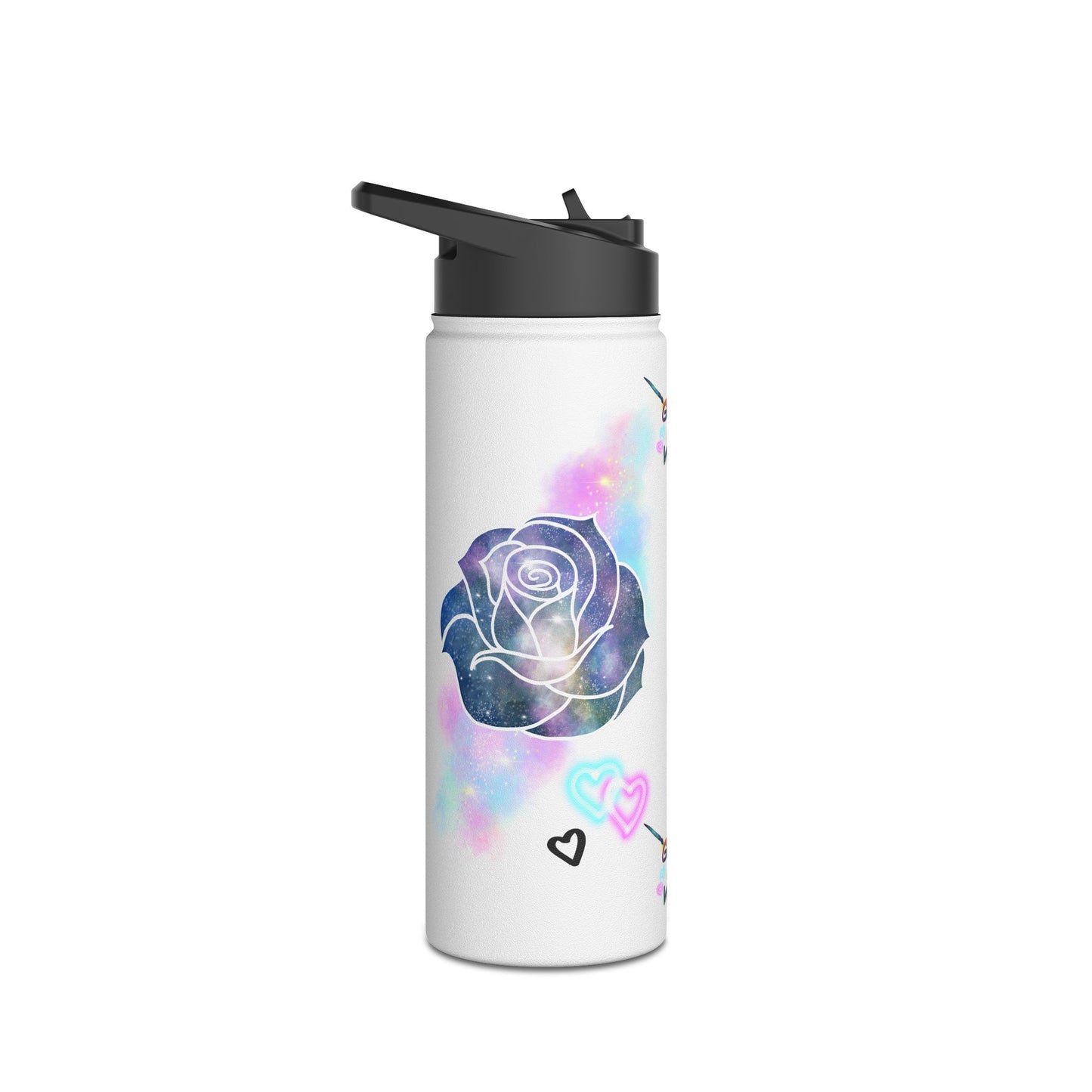 Water Bottle - Rose Galaxy (2)