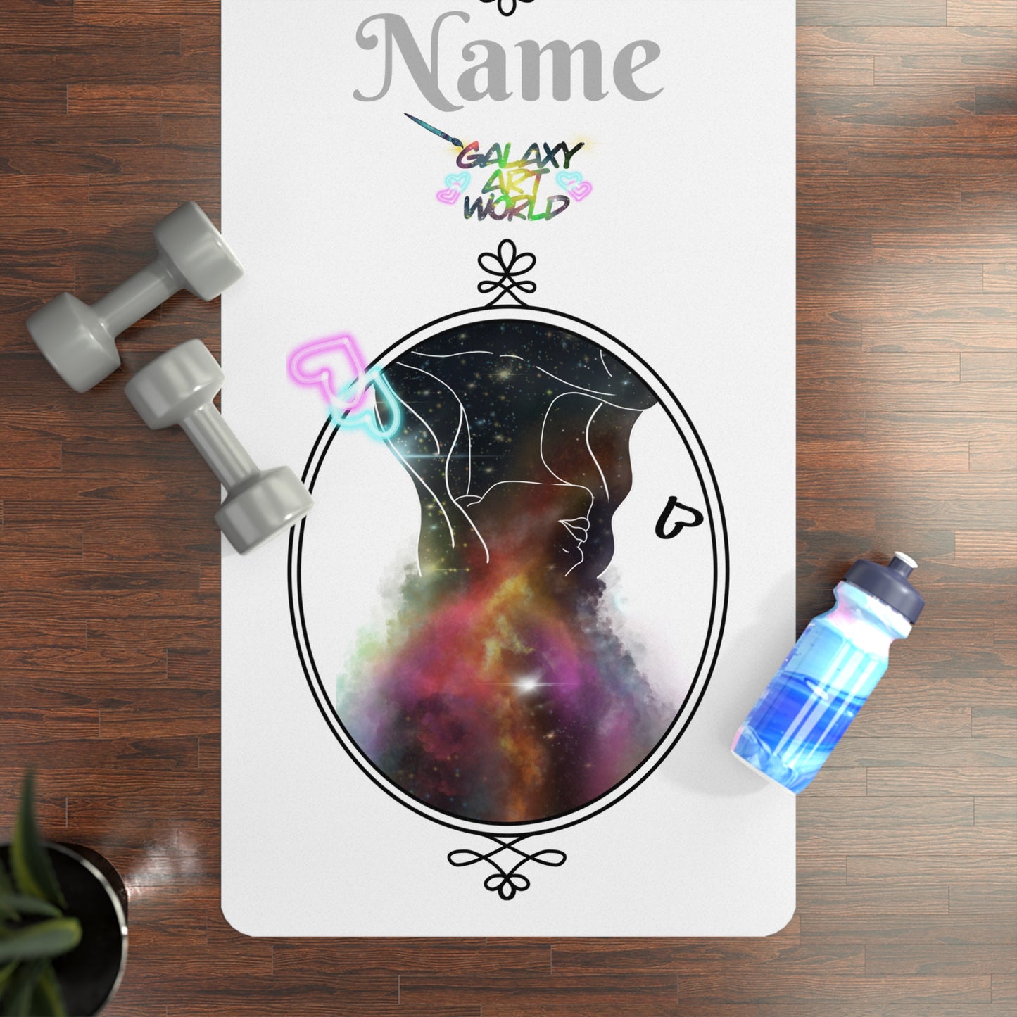 Yoga Mat - Divine Feminine Galaxy (4)