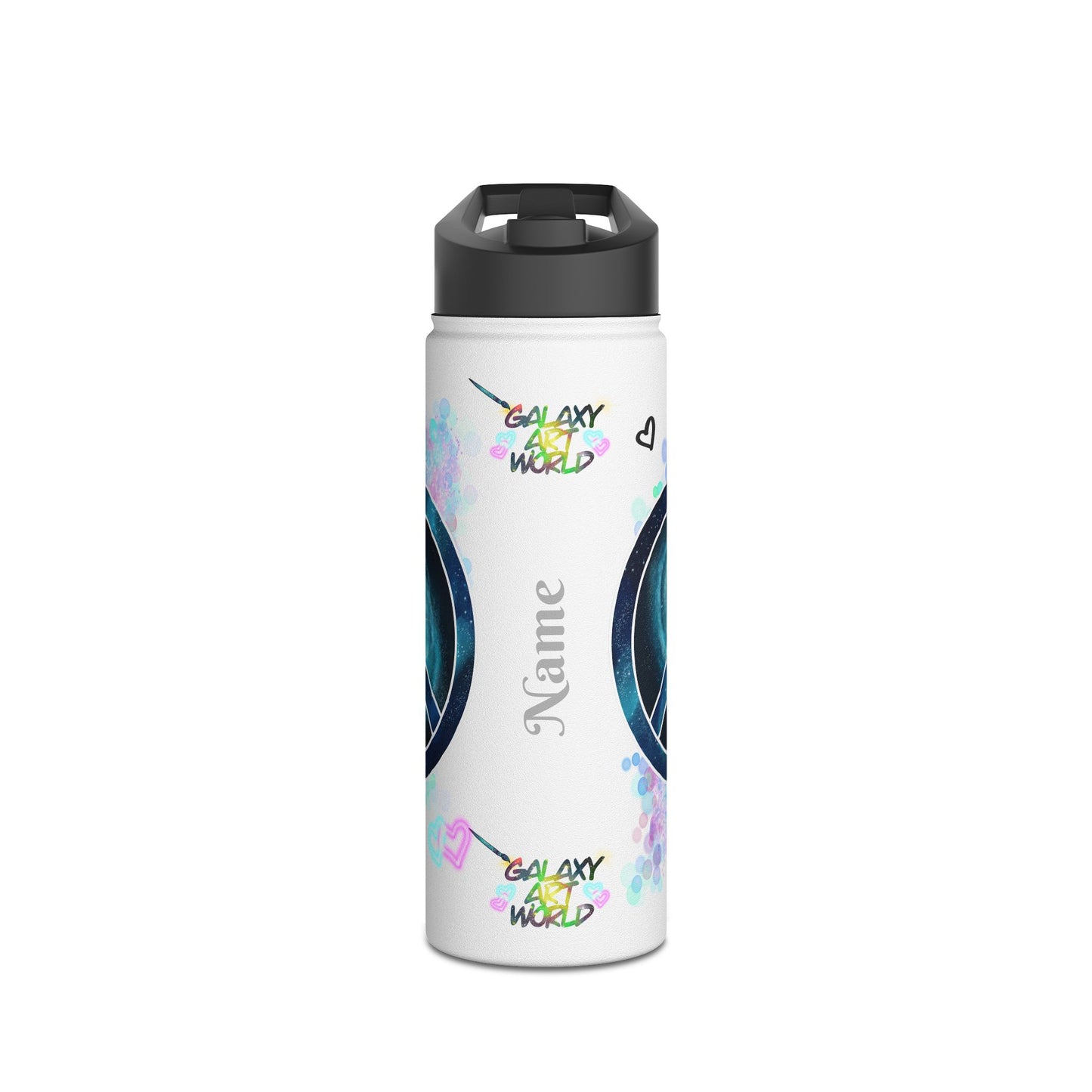 Water Bottle - Peace Symbol Galaxy (8)