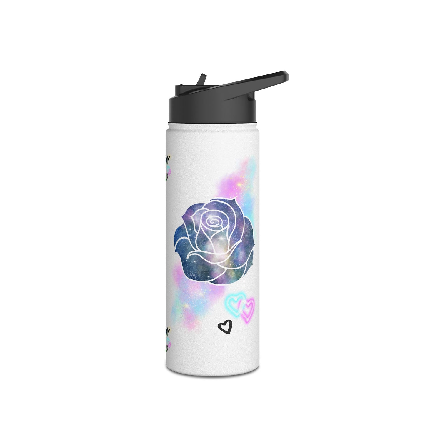 Water Bottle - Rose Galaxy (2)