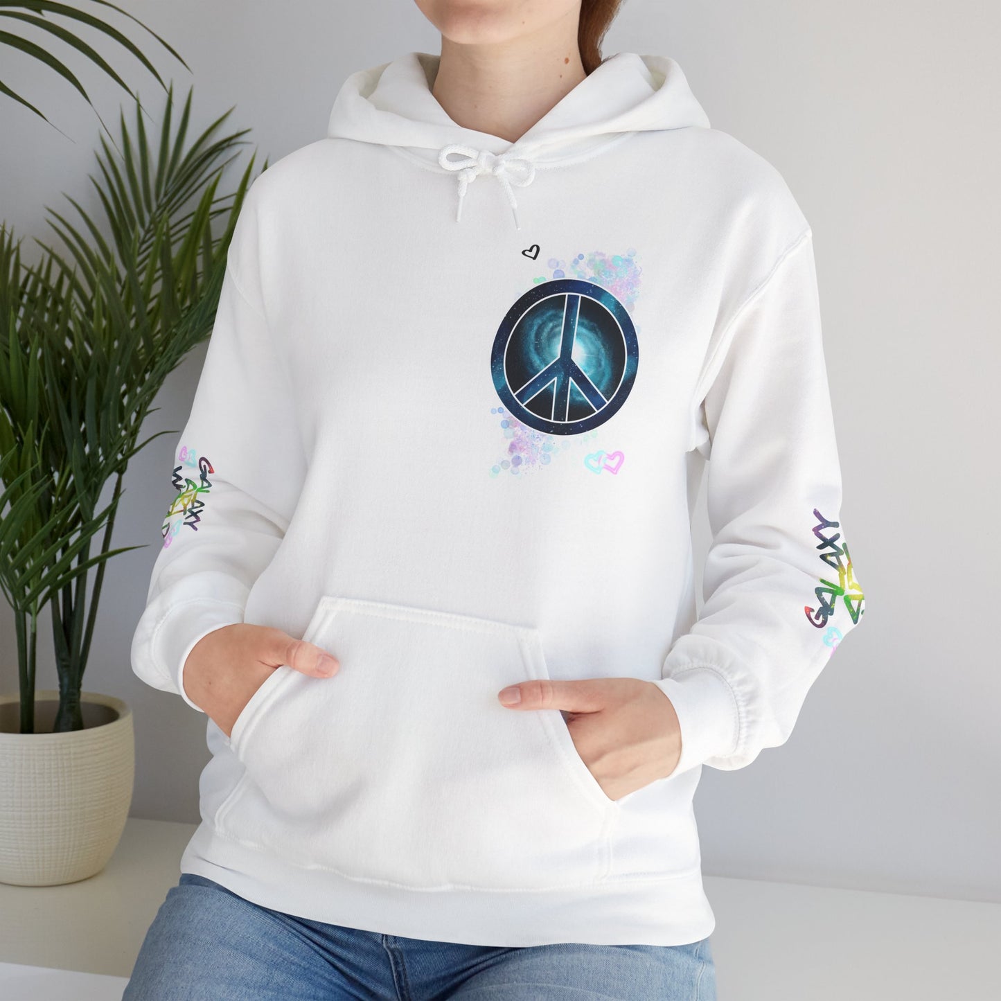 Hoodie v.1 - Peace Symbol Galaxy (8)