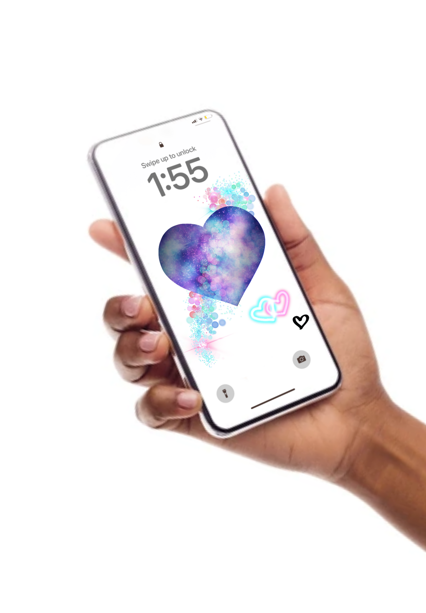 FREE Digital Wallpaper - Heart Galaxy (No. 1)
