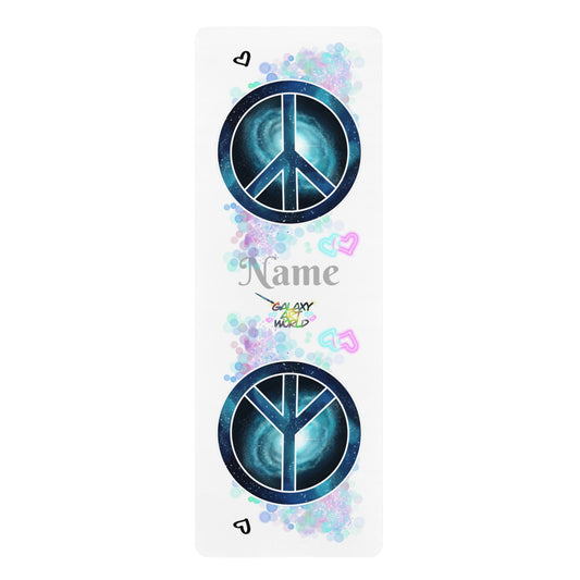 Yoga Mat - Peace Symbol Galaxy (8)