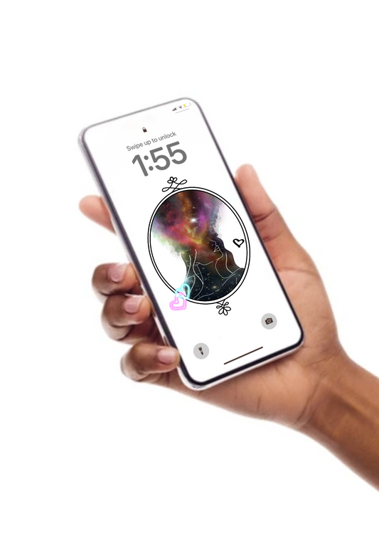 Digital Wallpaper - Divine Feminine Galaxy (No. 4)