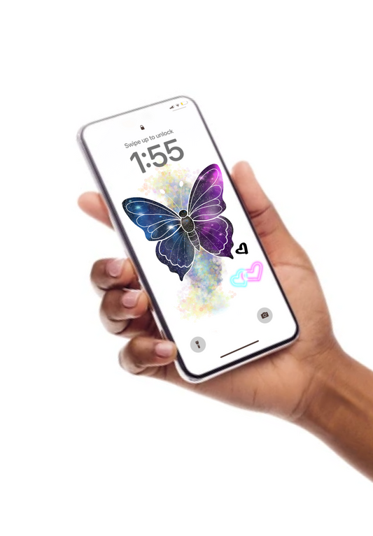 FREE Digital Wallpaper - Butterfly Galaxy (No. 3)